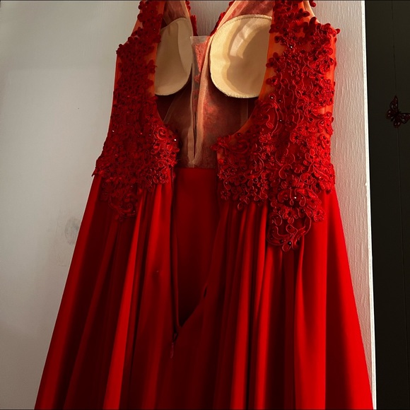 Red Homecoming Dress (Sherri Hill) - Picture 1 of 7